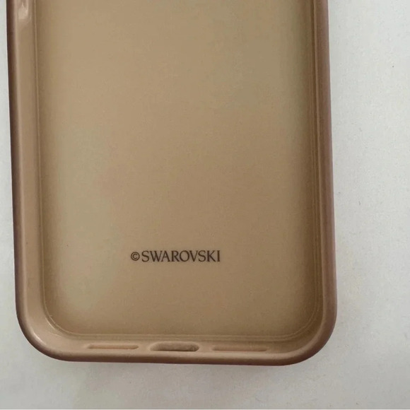 SWAROVSKI- Phone Case- IPhone 15 Pro Max- Crystal- Ombré- Sparkle- Gold- Box - Picture 6 of 16